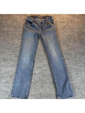 Wrangler Classic Blue Denim Jeans Q-Baby Ultimate Riding Jeans 3x34 - Western